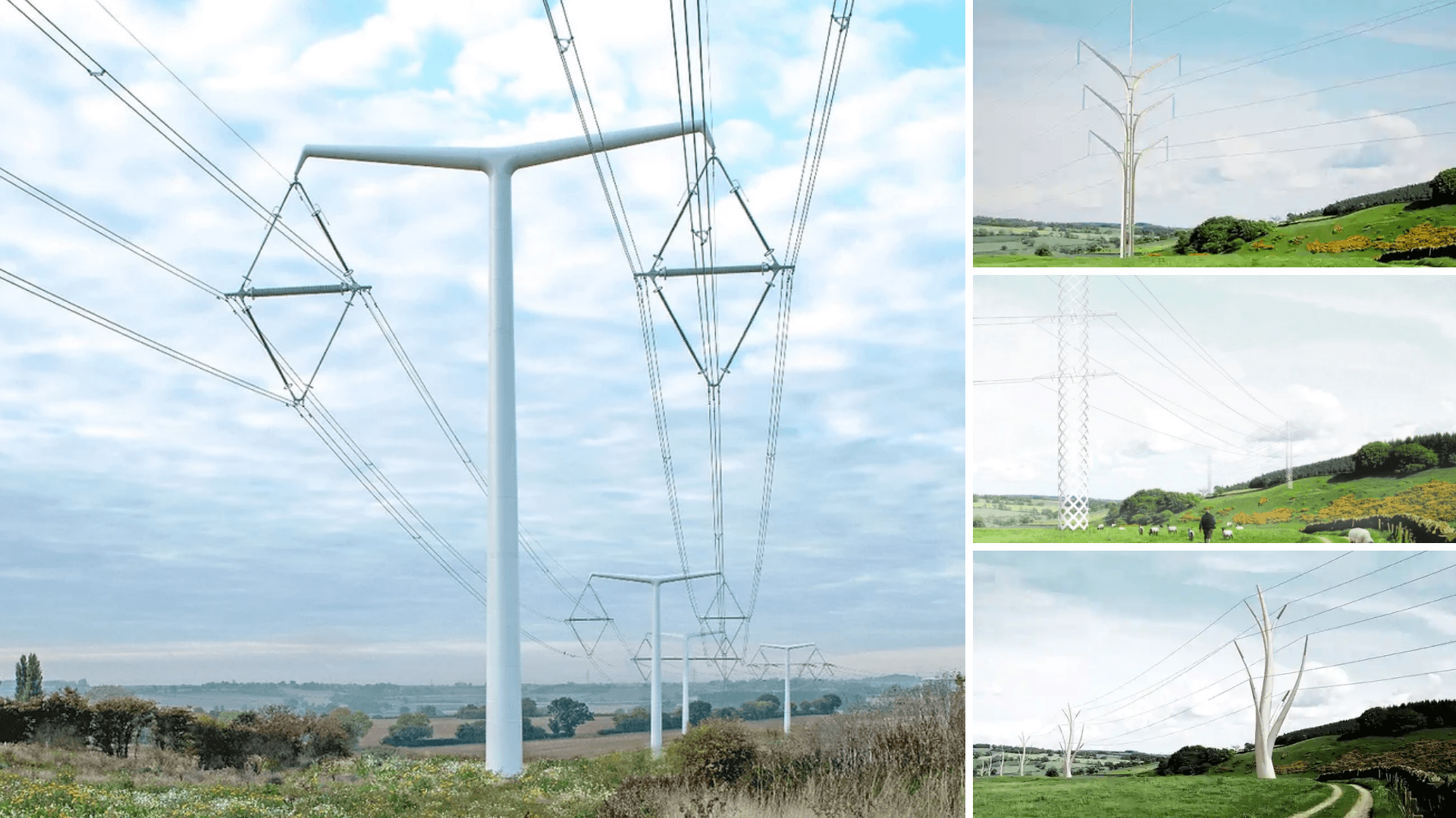 Power towers that look like trees